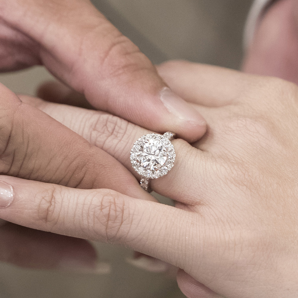 Halo Engagement Rings