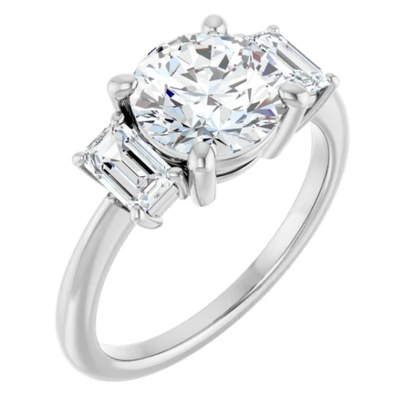 Three Stone Engagement Ring