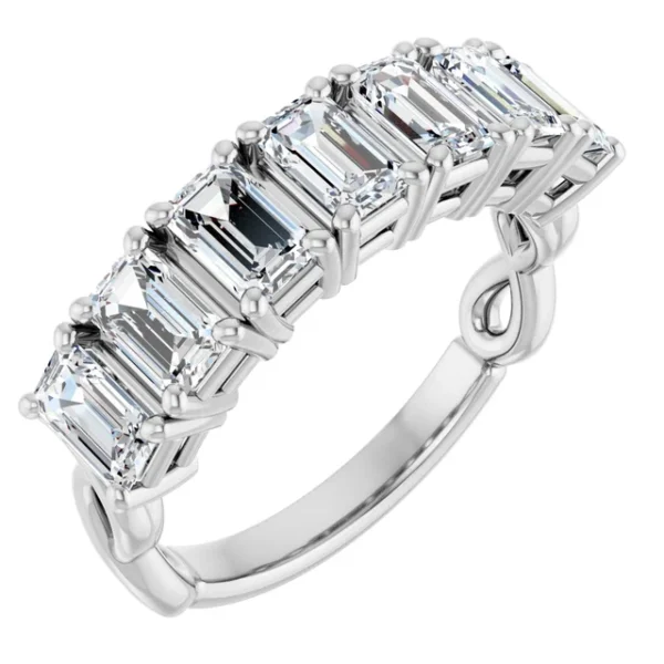 Seven Stone Infinity Anniversary Ring