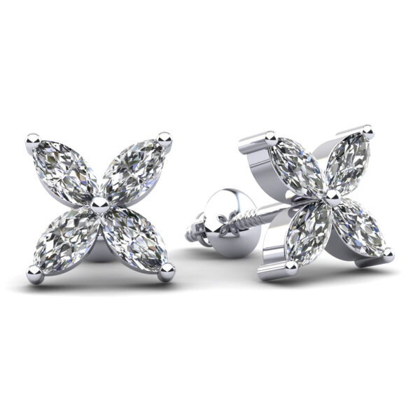 Marquise Stud Earrings