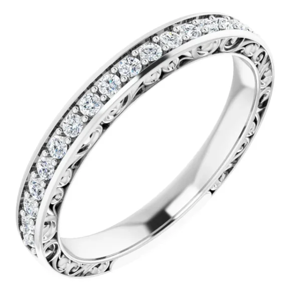 Engraved Anniversary Ring