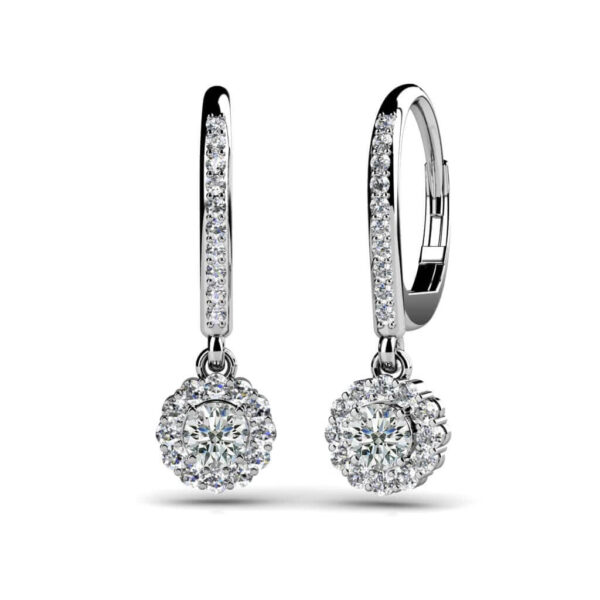 Halo Drop Earrings